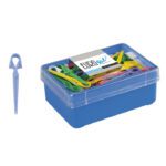 PINZA PLASTICO MEDIANA 60 UNID.