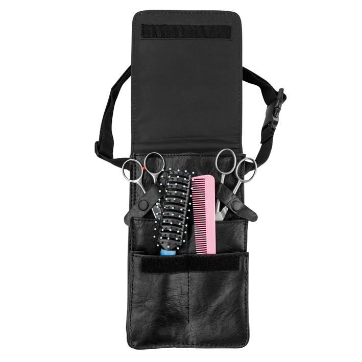 02513 ESTUCHE PORTAUTILES SIMIL PIEL NEGRO - Imagen 1