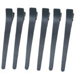 PINZA PLASTICO NEGRA BOLSA 6 UNID.