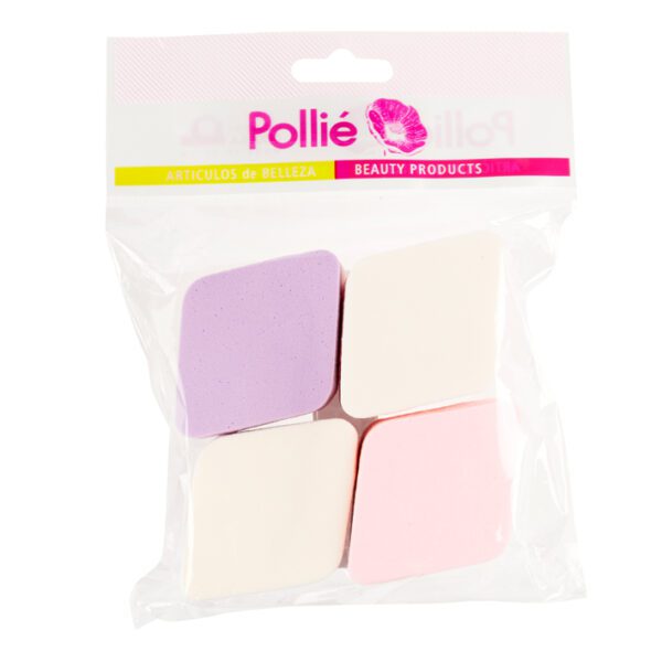 ESPONJA MAQUILLAJE BOLSA 4 UNIDADES