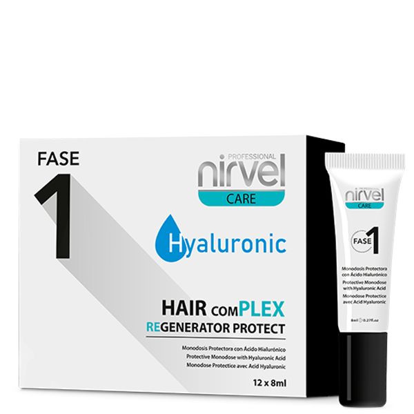 REGENERATOR PROTECT HAIRCOMPLEX HYALURONIC 12X8ML.