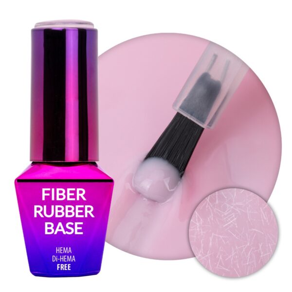Fiber rubber base angel pink