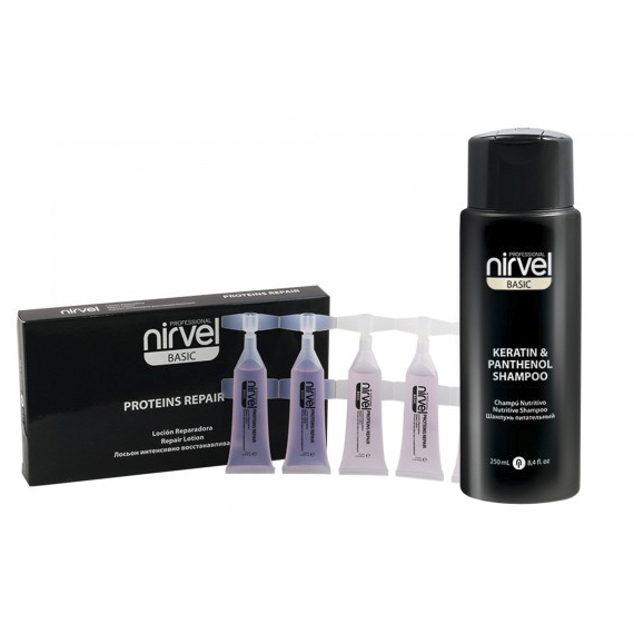PACK PROTEINS REPAIR + KERATIN & PANTHENOL SHAMPOO 250 ML.