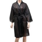 KIMONO MONOUSO NEGRO 110X140CM. BOLSA 10 UNID.