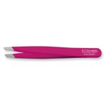 PINZA INOX. SESGADA ROSA 3 CLAVELES