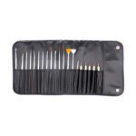 SET 15 PINCELES NAIL ART+ 5 DOBLE PUNTA METAL