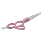 TIJERA DURALUMINIO ROSA CORTE 5,5" REF. 12691 - Imagen 2