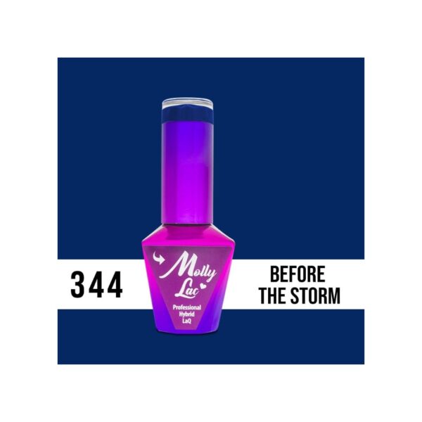 MOLLY LAC SEMIPERMANENTE FASHION OUTFIT 344 BEFORE THE STORM 10 ML.