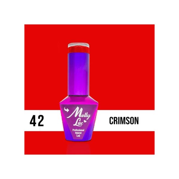 MOLLY LAC SEMIPERMANENTE ELITE WOMEN 42 CRIMSON 10 ML.
