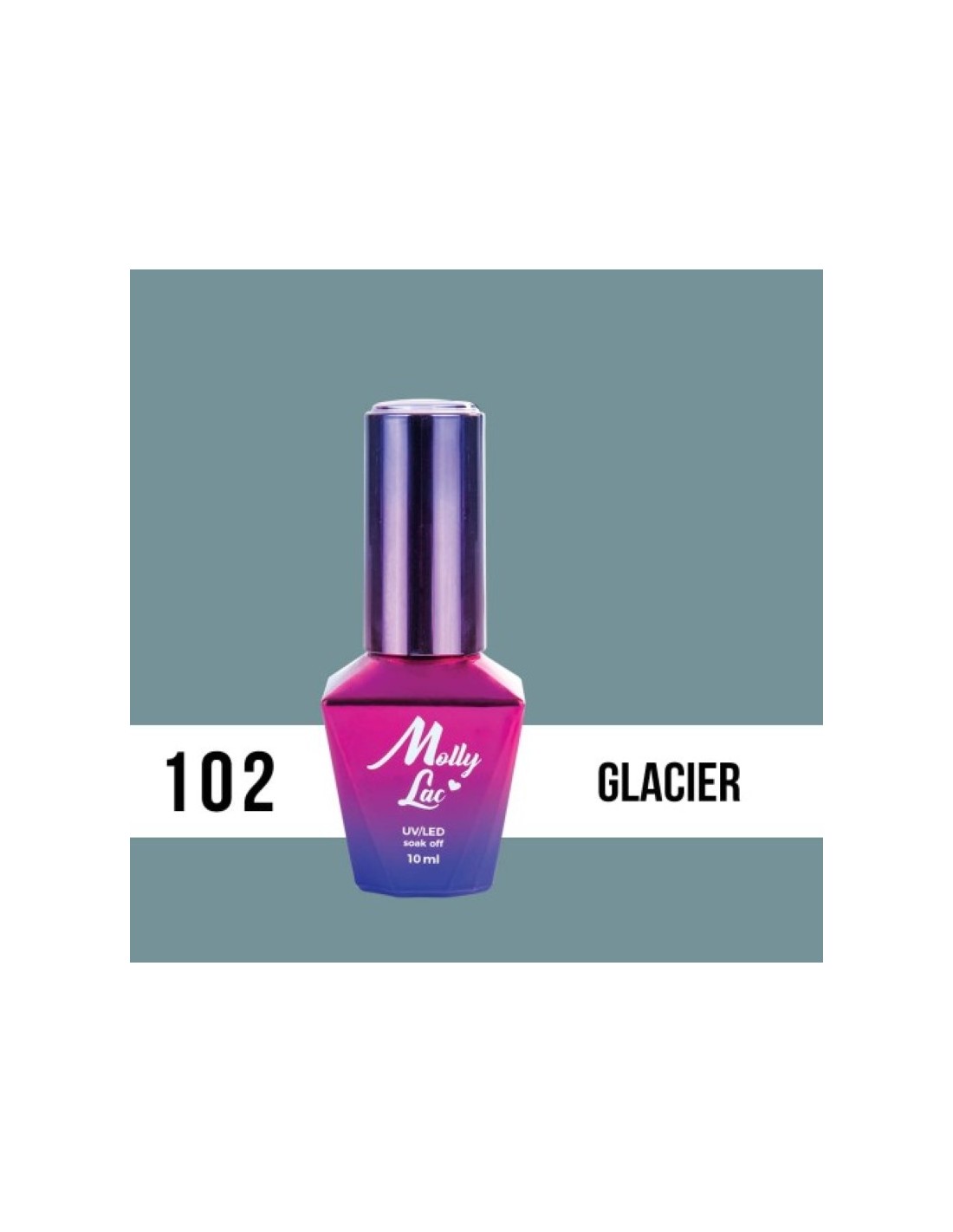 esmalte-semipermanente-molly-lac-glacier-10-ml-102 MOLLY LAC SEMIPERMANENTE PURE NATURE 106 GLACIER 10 ML. - Imagen 1