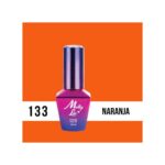 MOLLY LAC SEMIPERMANENTE BUBBLE TEA 133 NARANJA 10 ML.