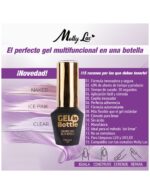 GEL IN BOTTLE CLEAR 10 GR. MOLLY LAC GEL DE CONSTRUCCIÓN - Imagen 4