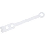 GOMA BIGUDI SILICONA PLANA LARGA 90MM. 50 UNID.