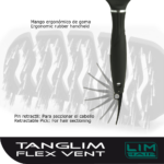 CEPILLO TANGLIM FLEX VENT NEGRO - Imagen 4