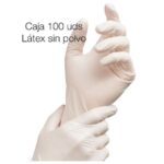 GUANTE LATEX SIN POLVO CAJA 100 UNID. - Imagen 2