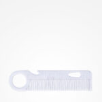 PEINE METAL BARBA Y BIGOTE HARDY RECTANGULAR  C/ASA