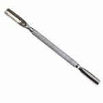 EMPUJADOR CUTICULAS DOBLE ACERO INOX.