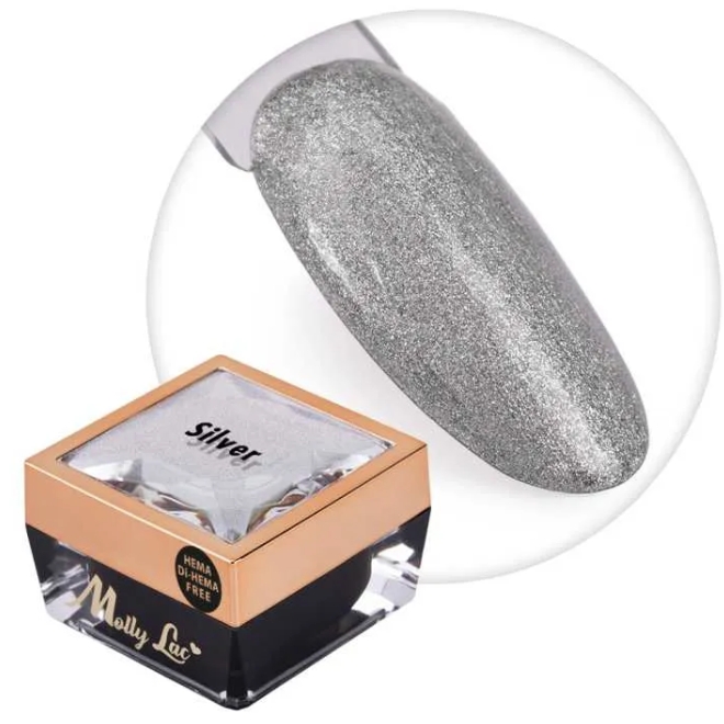 gel paint silver gel paint ombre silver molly lac