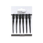PINZA CURVADA NEGRA 9 CM. CARTON 6 UNID.
