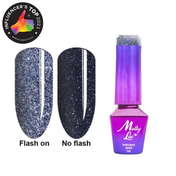 MOLLY LAC SEMIPERMANENTE FLASHING LIGHT COLOR 618  5 ML.