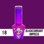 MOLLY LAC SEMIPERMANENTE COCKTAILS & DRINKS 18 BLACKCURRANT IMPRESS 10 ML.