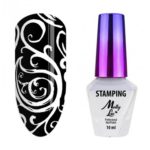 ESMALTE STAMPING BLANCO 10 ML. MOLLY LAC SECADO AL AIRE