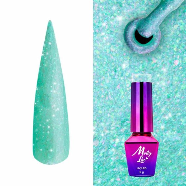 MOLLY LAC SEMIPERMANENTE GREEN PARTY  591 GREEN SEA OF SIN 10 ML.