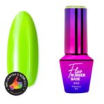 BASE RUBBER 2 en 1 FLUOR LIME MOJITO Nº 3  MOLLY LAC 10 ML.
