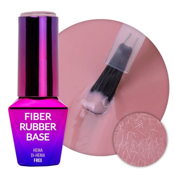fiber rubber base smoky pink