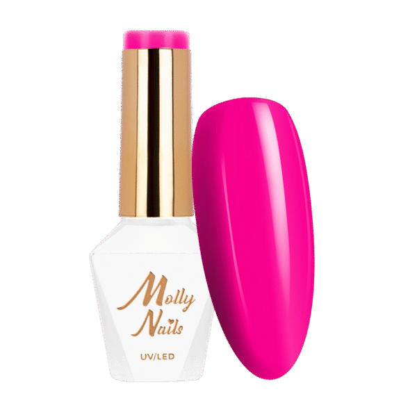 MOLLY LAC SEMIPERMANENTE POWER FLOWER 723 PINK TULIP HEMA/DI HEMA FREE  8 GR.