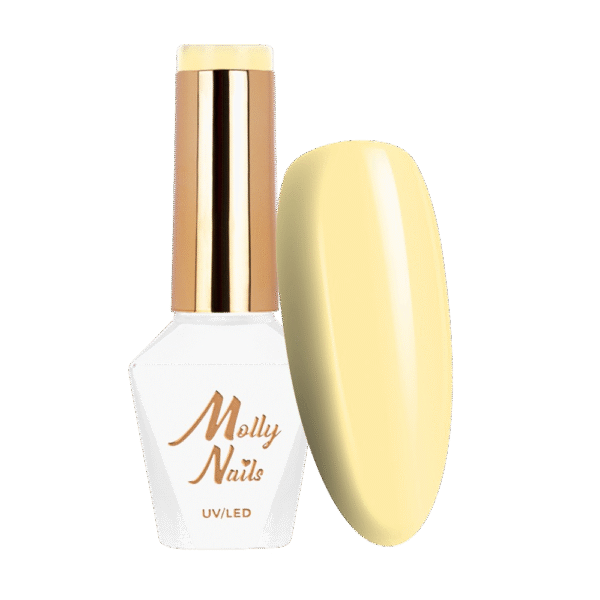 MOLLY LAC SEMIPERMANENTE POWER FLOWER 720 YELLOW DAFFODIL HEMA/DI HEMA FREE  8 GR.