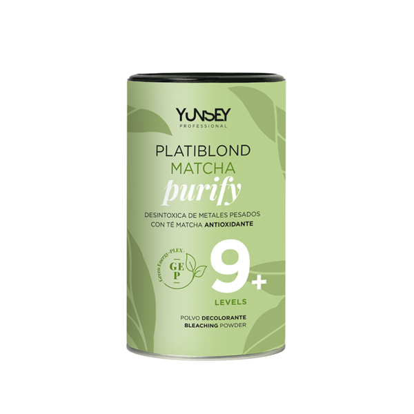decoloración platiblond matcha purify